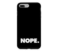 Custodia per iPhone 7 Plus/8 Plus La parola Nope | Un design che dice Nope