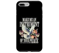 Custodia per iPhone 7 Plus/8 Plus La preghiera di San Francesco d'Assisi rende cattolica la pace dello strumento
