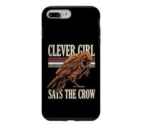 Custodia per iPhone 7 Plus/8 Plus La ragazza intelligente dice l'uccello corvo del corvo