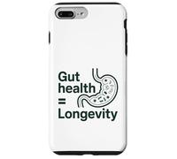 Custodia per iPhone 7 Plus/8 Plus La salute dell'intestino è uguale alla longevità citazione