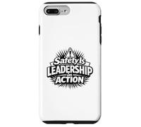 Custodia per iPhone 7 Plus/8 Plus La sicurezza è la leadership in azione | Idea regalo per la sicurezza sul posto di lavoro