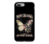 Custodia per iPhone 7 Plus/8 Plus La speranza fiorisce in ogni stagione Speranza della farfalla del cancro al seno