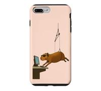 Custodia per iPhone 7 Plus/8 Plus LA SPIA CAPYBARA PIÙ FREDDA IN RAGGIA