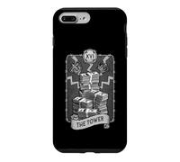 Custodia per iPhone 7 Plus/8 Plus La Torre Tarocchi Carta Dollaro Soldi Astrologia Oscura