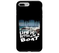 Custodia per iPhone 7 Plus/8 Plus La vita è migliore su una barca a vela marinaio barca a vela