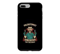 Custodia per iPhone 7 Plus/8 Plus Laboratorio di sangue di estrazione del sangue divertente flebotomista vampiro gioco di parole