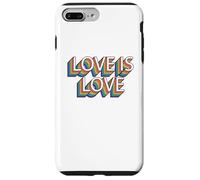 Custodia per iPhone 7 Plus/8 Plus L'amore è amore orgoglio gay retrò vintage LGBT orgoglio mese