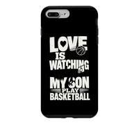 Custodia per iPhone 7 Plus/8 Plus L'amore sta guardando mio figlio giocare a basket
