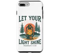 Custodia per iPhone 7 Plus/8 Plus Lascia brillare la tua luce - Matthew 5:16 Lanterna Vintage