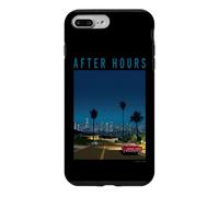 Custodia per iPhone 7 Plus/8 Plus Late Night City Pop Drive Retro 80s Aesthetic