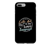 Custodia per iPhone 7 Plus/8 Plus Latte Art è il mio linguaggio d'amore Divertente Barista Un artista del latte