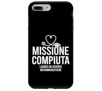 Custodia per iPhone 7 Plus/8 Plus Laurea Scienze Infermieristiche Frase Infermiera Infermiere