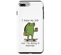 Custodia per iPhone 7 Plus/8 Plus Lavoro divertente Rana Lunedi Odio il mio lavoro facendolo comunque ogni giorno
