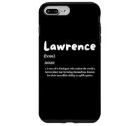 Custodia per iPhone 7 Plus/8 Plus Lawrence Definition Personalized Name Custom Costume Larry