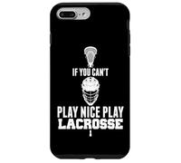 Custodia per iPhone 7 Plus/8 Plus LAX Game Can't Play Nice Play Lacrosse Apparel GOAT Lacrosse