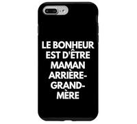 Custodia per iPhone 7 Plus/8 Plus Le bonheur est d'être maman, grand-mère et arrière-grand-mè