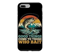 Custodia per iPhone 7 Plus/8 Plus Le cose buone arrivano a coloro che escono pescatore di spigole