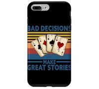 Custodia per iPhone 7 Plus/8 Plus Le decisioni sbagliate rendono grandi storie divertenti Poker Casino Retro