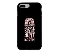 Custodia per iPhone 7 Plus/8 Plus Le mie persone preferite mi chiamano zia Karen Nome zia