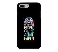Custodia per iPhone 7 Plus/8 Plus Le mie persone preferite mi chiamano zia Karen Nome zia