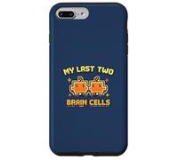 Custodia per iPhone 7 Plus/8 Plus Le mie ultime due cellule cerebrali Retro Pixel Gamer Life Humor Bit