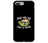 Custodia per iPhone 7 Plus/8 Plus Le mucche sono il mio tipo di persone Divertente Agricoltura Umorismo Allevatore di animali