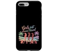 Custodia per iPhone 7 Plus/8 Plus Le ragazze vogliono solo viaggiare divertimento avventura squadra dicendo