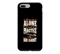 Custodia per iPhone 7 Plus/8 Plus Leave Me Alone Ho bisogno di praticare il mio clarinetto basso
