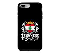 Custodia per iPhone 7 Plus/8 Plus Lebanese Queen Lebanon Flag Proud Lebanese Woman
