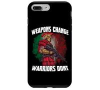 Custodia per iPhone 7 Plus/8 Plus Legionario romano con arma moderna - Roma SPQR