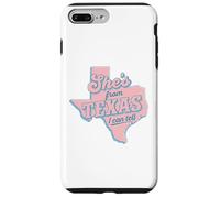 Custodia per iPhone 7 Plus/8 Plus Lei è del Texas, posso dirlo a Cowgirl