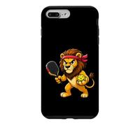 Custodia per iPhone 7 Plus/8 Plus Leone Pickleball Giocatore Indossare Fascia Serious Competition