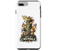Custodia per iPhone 7 Plus/8 Plus Let It Crumble Tarocchi Torre Lightning Art