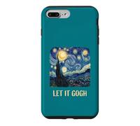 Custodia per iPhone 7 Plus/8 Plus Let It Gogh Swirling Sky Night Art Amante Divertente gioco di parole Tee 2