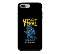 Custodia per iPhone 7 Plus/8 Plus Let's Get Feral! Hiking Cub Scout Racoon Scouting America