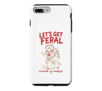 Custodia per iPhone 7 Plus/8 Plus Let's Get Feral! Hiking Scout Racoon Scouting America