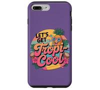 Custodia per iPhone 7 Plus/8 Plus Lets Get Tropi Cool Ananas Occhiali da sole Beach Summer