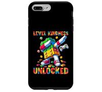 Custodia per iPhone 7 Plus/8 Plus Level Kindness Unlocked Master Builder Gamer Boys Teacher