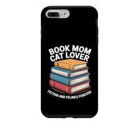 Custodia per iPhone 7 Plus/8 Plus Libro Mom Cat Lover Fiction And Felines Forever