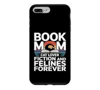 Custodia per iPhone 7 Plus/8 Plus Libro Mom Cat Lover Fiction And Felines Forever