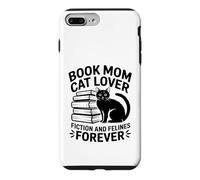 Custodia per iPhone 7 Plus/8 Plus Libro Mom Cat Lover Fiction And Felines Forever