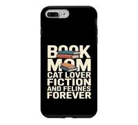 Custodia per iPhone 7 Plus/8 Plus Libro Mom Cat Lover Fiction And Felines Forever