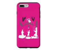 Custodia per iPhone 7 Plus/8 Plus Life Begins At Twenty Knots For Kite Surfers Bianco Grigio