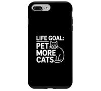 Custodia per iPhone 7 Plus/8 Plus Life Goal Pet More Cats