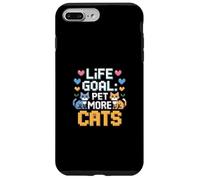 Custodia per iPhone 7 Plus/8 Plus Life Goal Pet More Cats