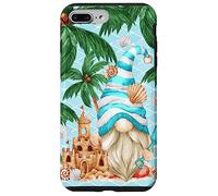 Custodia per iPhone 7 Plus/8 Plus Life Is Better At The Beach For Summer Lover Funny Gnome