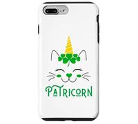 Custodia per iPhone 7 Plus/8 Plus Lil Miss Irish Caticorn - Gatto unicorno verde per San Patrizio