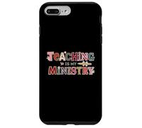 Custodia per iPhone 7 Plus/8 Plus L'insegnamento è il mio ministero Scrapbooking Ransom Nota
