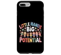 Custodia per iPhone 7 Plus/8 Plus Little Hands Big Potential Leader Kids Pride |-