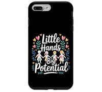 Custodia per iPhone 7 Plus/8 Plus Little Hands Big Potential Leader Kids Pride -